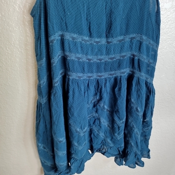 Free People Slip Voila Trapeze Dress in Vine Green Size XS - Picture 6 of 7